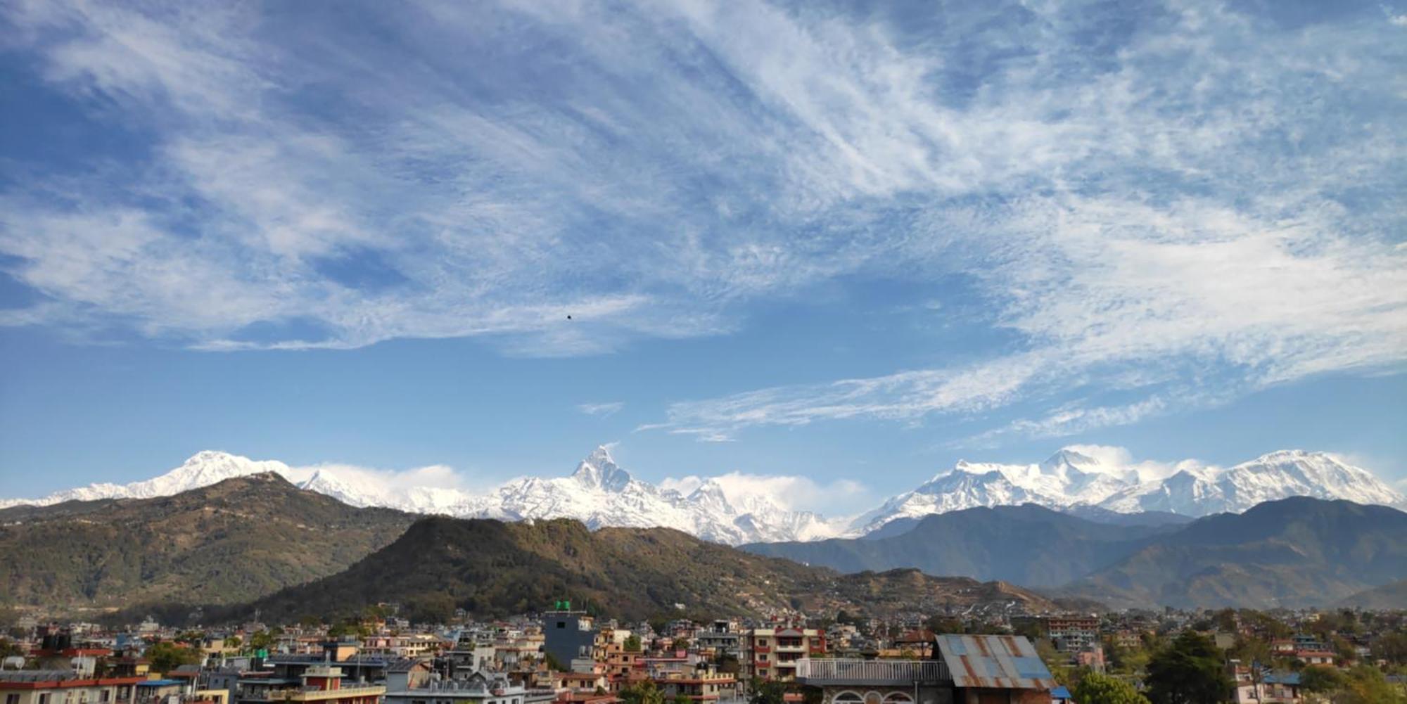 Hotel Mountain View - Lakeside Pokhara Exteriör bild